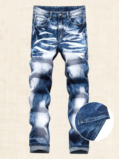 Men's Slim Fit Jeans - Vintage Wash Clean Finish – view 8