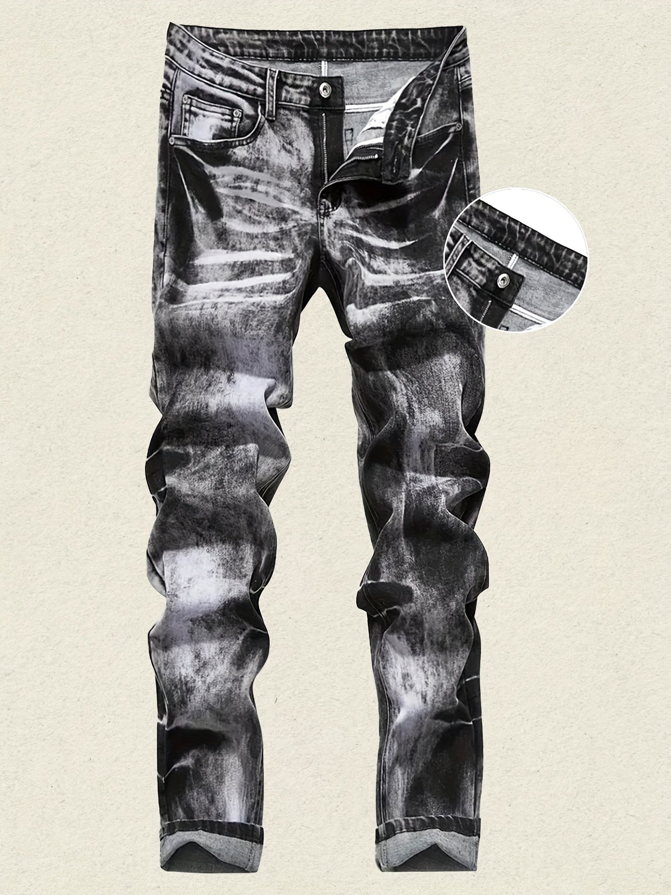 Men's Slim Fit Jeans - Vintage Wash Clean Finish – view 11