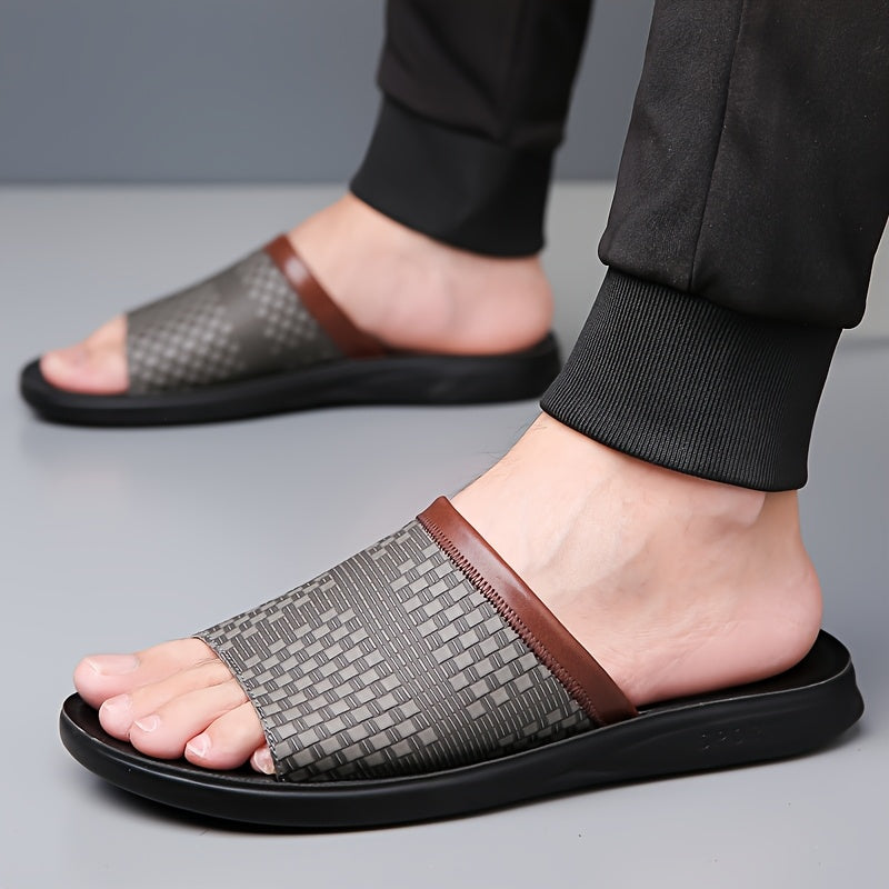 Men's Slippers - Breathable Mesh Non-Slip Sole for Outdoor & – view 2