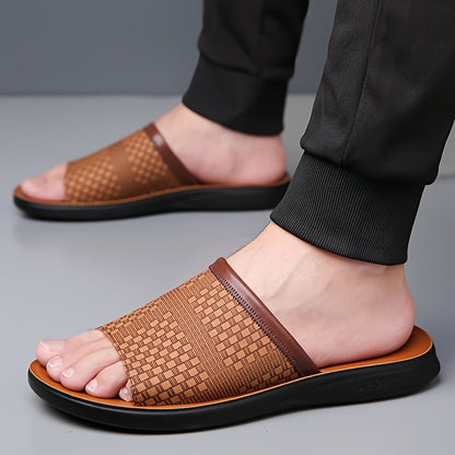 Men's Slippers - Breathable Mesh Non-Slip Sole for Outdoor & – view 4
