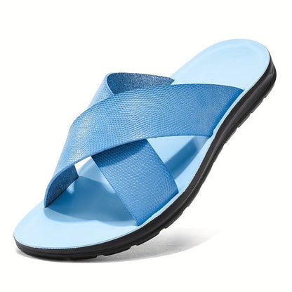 Men's Slippers - Non-Slip Sole for Beach & Water – Black / Yellow – view 4
