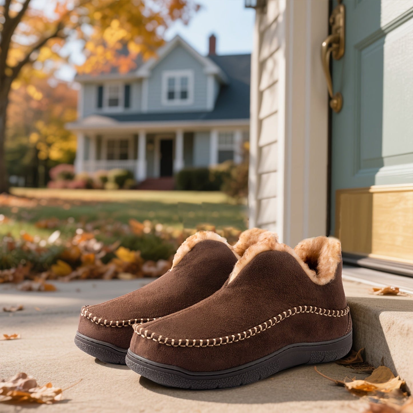 Men's Slippers - Slip-On for Outdoor & – main product image