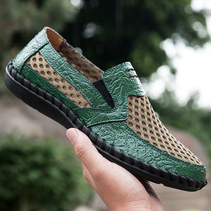 Men's Sneakers - Breathable Comfort – Black Mesh – main product image
