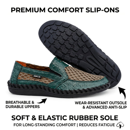 Men's Sneakers - Breathable Comfort – Black Mesh – view 7