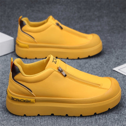 Men's Sneakers - Comfort Fit for Everyday Wear – Huangse / Black – view 2