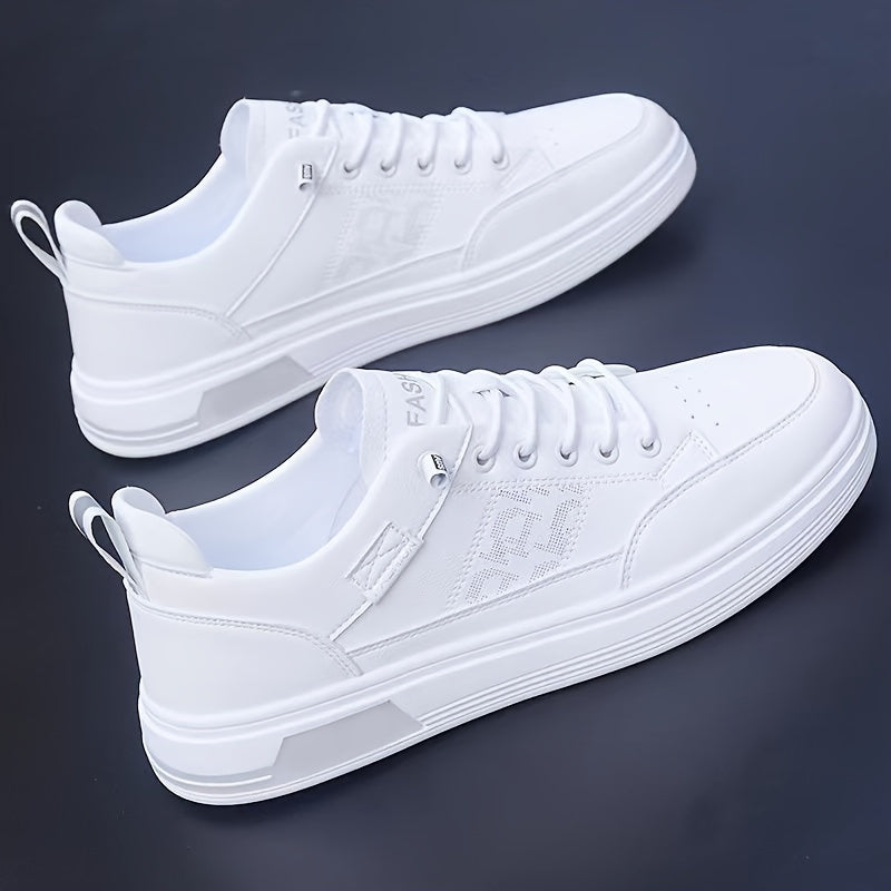 Men's Sneakers - Comfort Fit for Outdoor & – White / Khaki – view 3