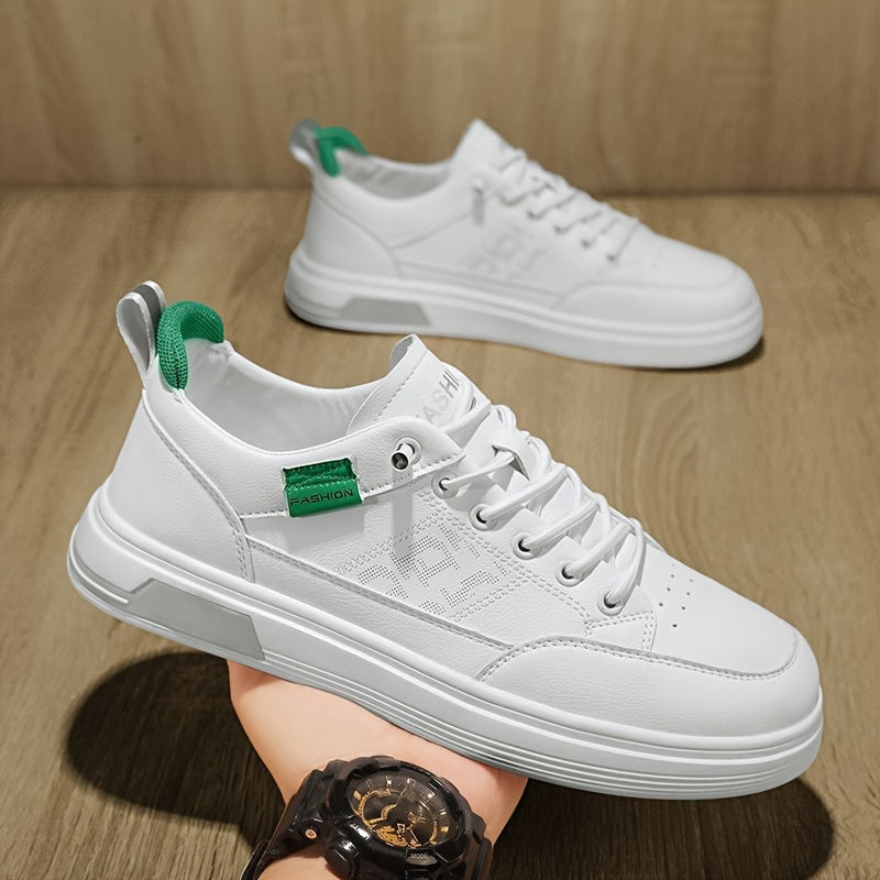 Men's Sneakers - Comfort Fit for Outdoor & – White / Khaki – view 8