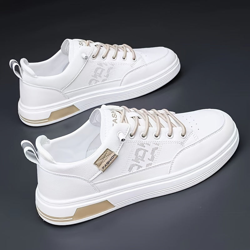Men's Sneakers - Comfort Fit for Outdoor & – White / Khaki – White option – view 5