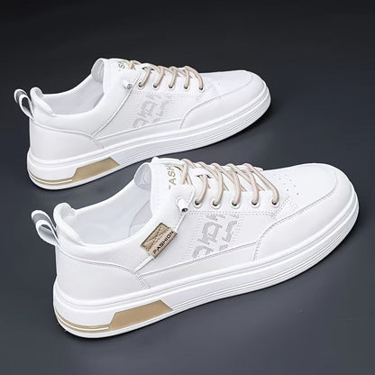 Men's Sneakers - Comfort Fit for Outdoor & – White / Khaki – White option – view 5