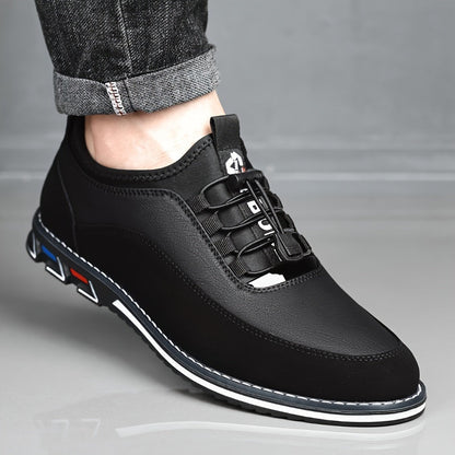 Men's Sneakers - Everyday Comfort & Durable Sole – Black / Dark Brown – view 3