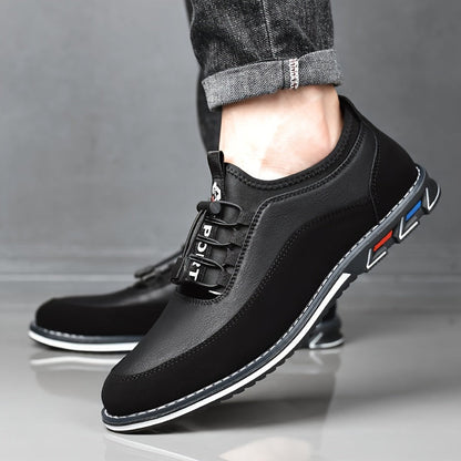 Men's Sneakers - Everyday Comfort & Durable Sole – Black / Dark Brown – view 6