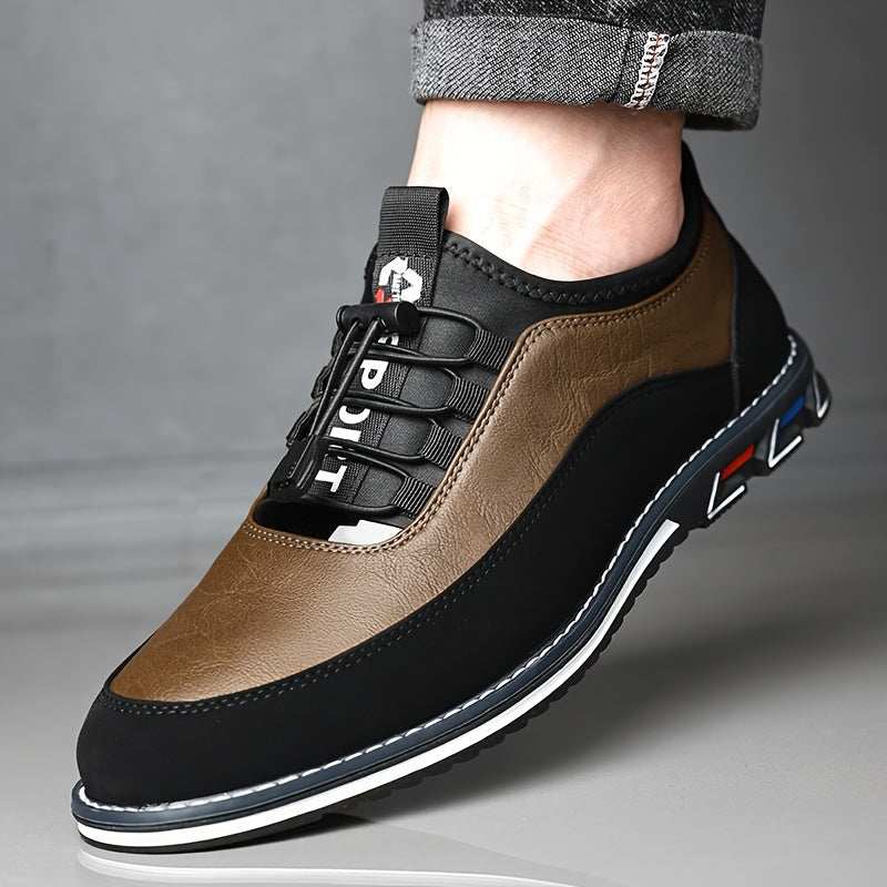 Men's Sneakers - Everyday Comfort & Durable Sole – Black / Dark Brown – view 8