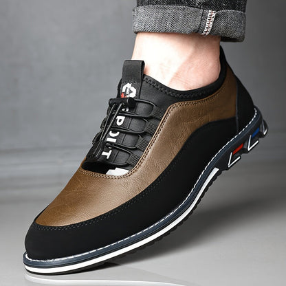 Men's Sneakers - Everyday Comfort & Durable Sole – Black / Dark Brown – view 8