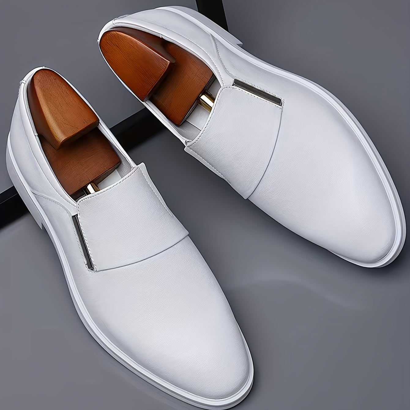 Men's Sneakers - Everyday Comfort & Durable Sole – White – view 2
