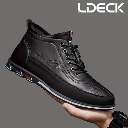 Men's Sneakers – Lace-Up for Everyday Wear – Brown / Black – view 5
