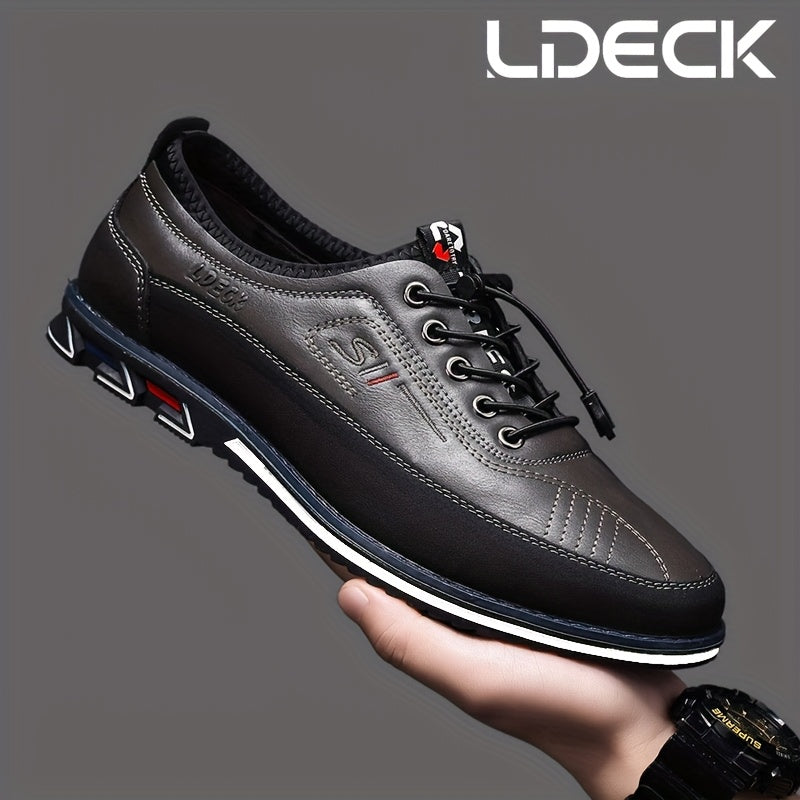 Men's Sneakers – Lace-Up for Everyday Wear – Brown / Black – view 36