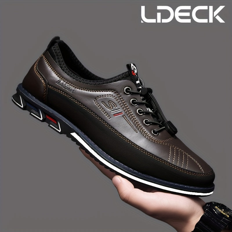 Men's Sneakers – Lace-Up for Everyday Wear – Brown / Black – view 44