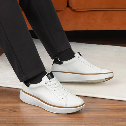 Men's Sneakers - Lace-Up for Everyday Wear – Light Brown-1 – main product image