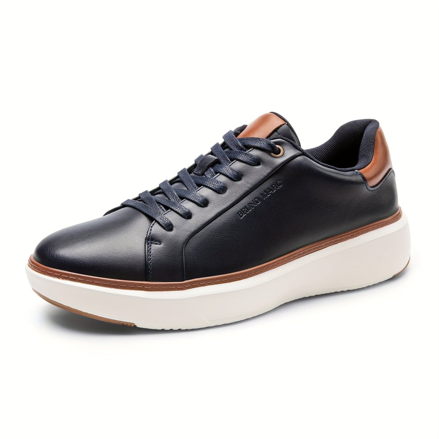 Men's Sneakers - Lace-Up for Everyday Wear – Light Brown-1 – view 8