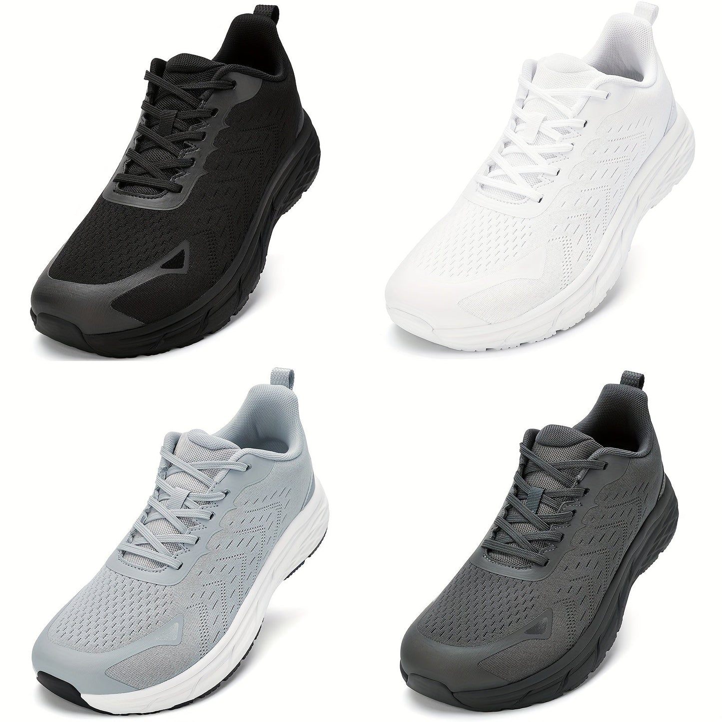 Men's Sneakers - Non-Slip Sole & Breathable Comfort – Black – main product image