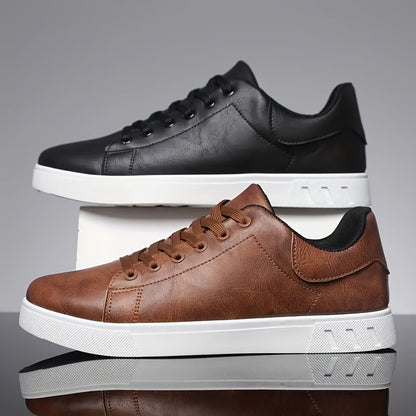 Men's Sneakers - Non-Slip Sole & Breathable Comfort – Black / Brown – main product image