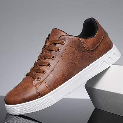 Men's Sneakers - Non-Slip Sole & Breathable Comfort – Black / Brown – view 3