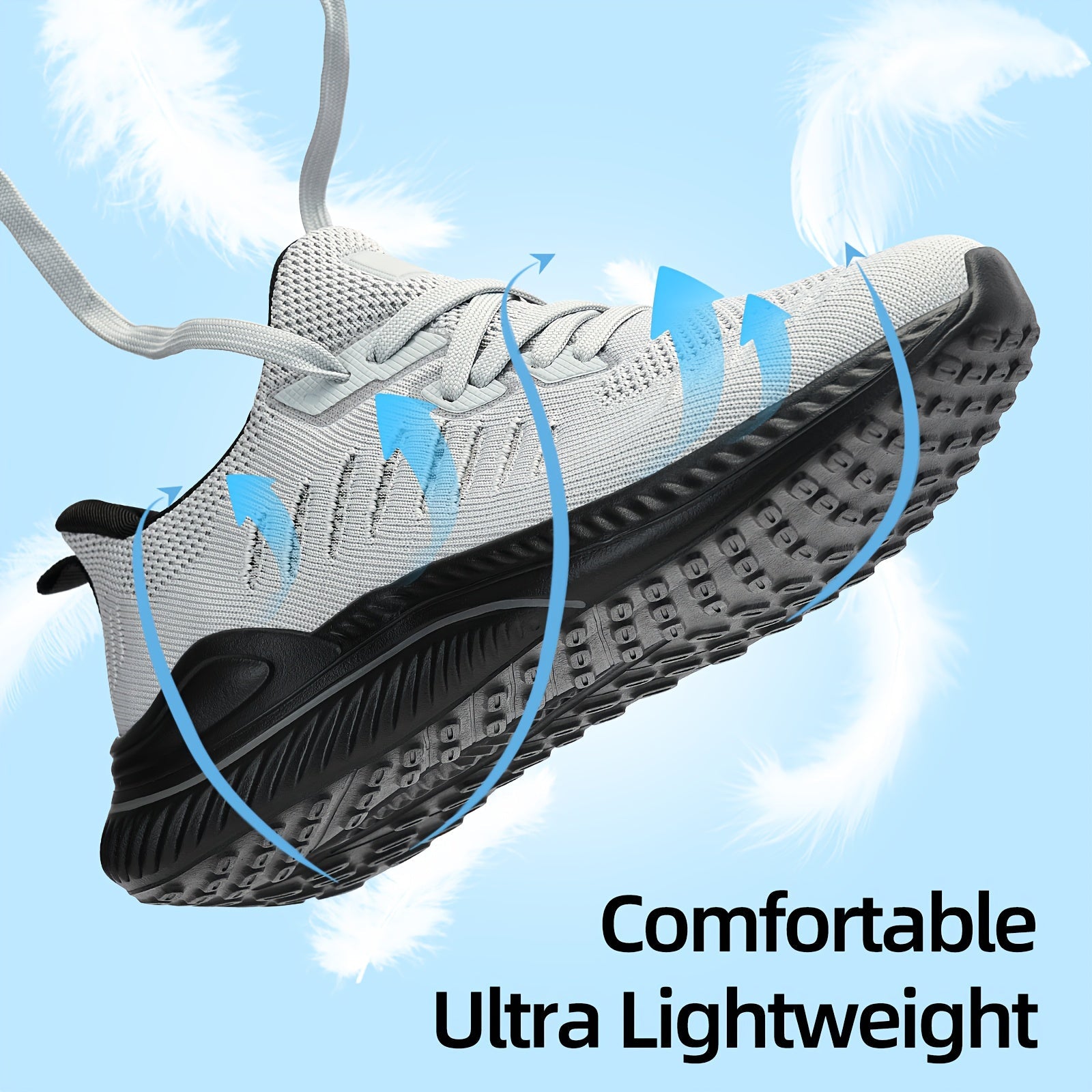 Men's Sneakers - Non-Slip Sole & Breathable Comfort – Sizes US 8–US 14 – view 7