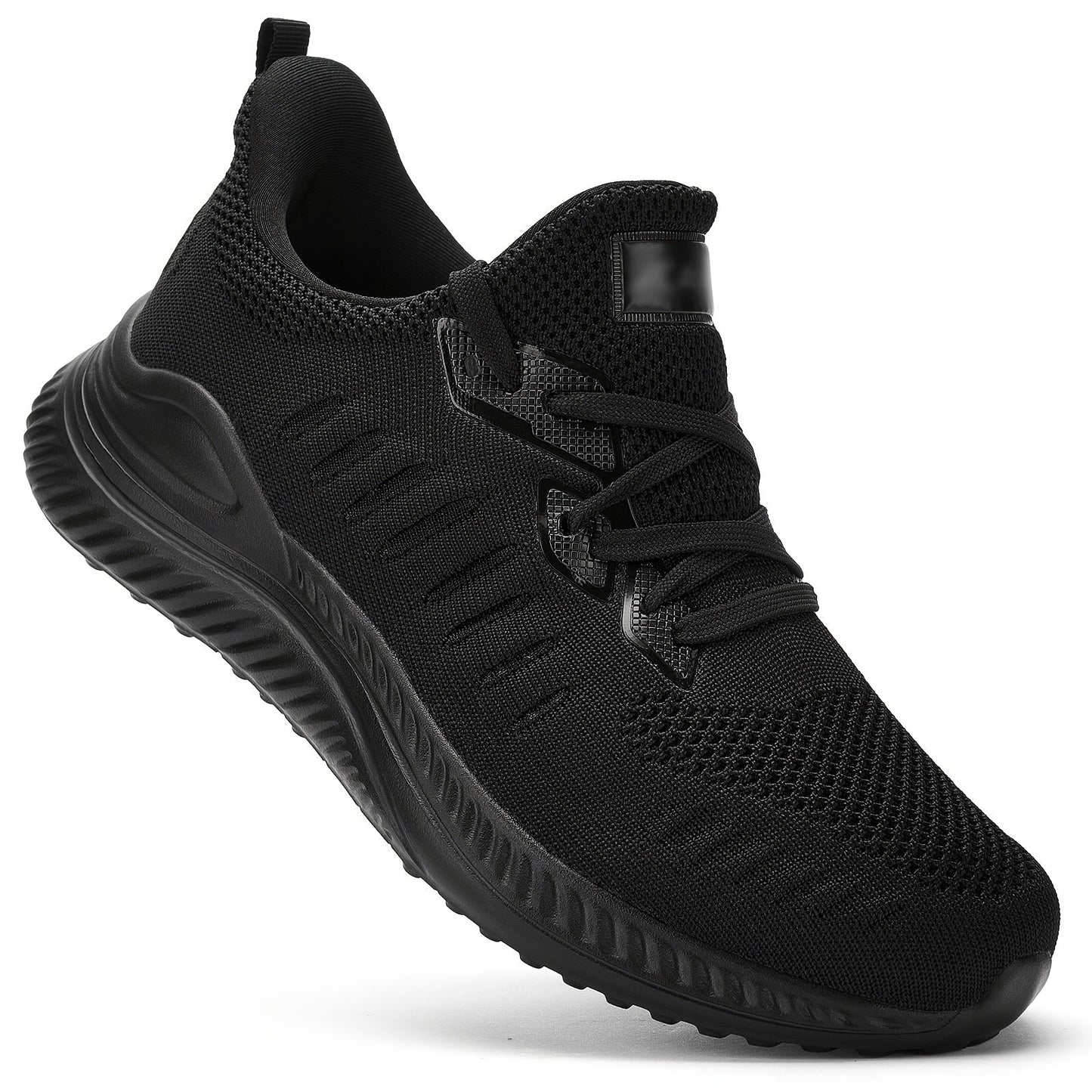 Men's Sneakers - Non-Slip Sole & Breathable Comfort – Sizes US 8–US 14 – Black option – view 3