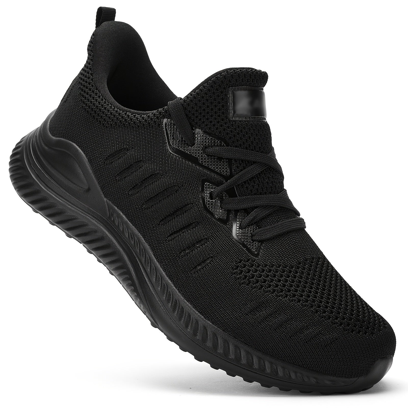 Men's Sneakers - Non-Slip Sole & Breathable Comfort – Sizes US 8–US 14 – Black option – view 3