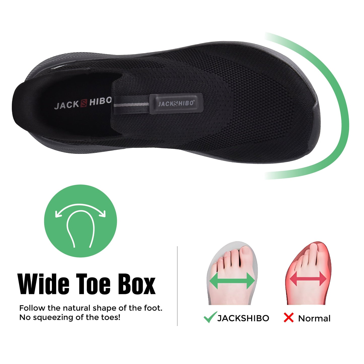 Men's Sneakers – Wide Toe Box Breathable Mesh for Everyday Wear – main product image