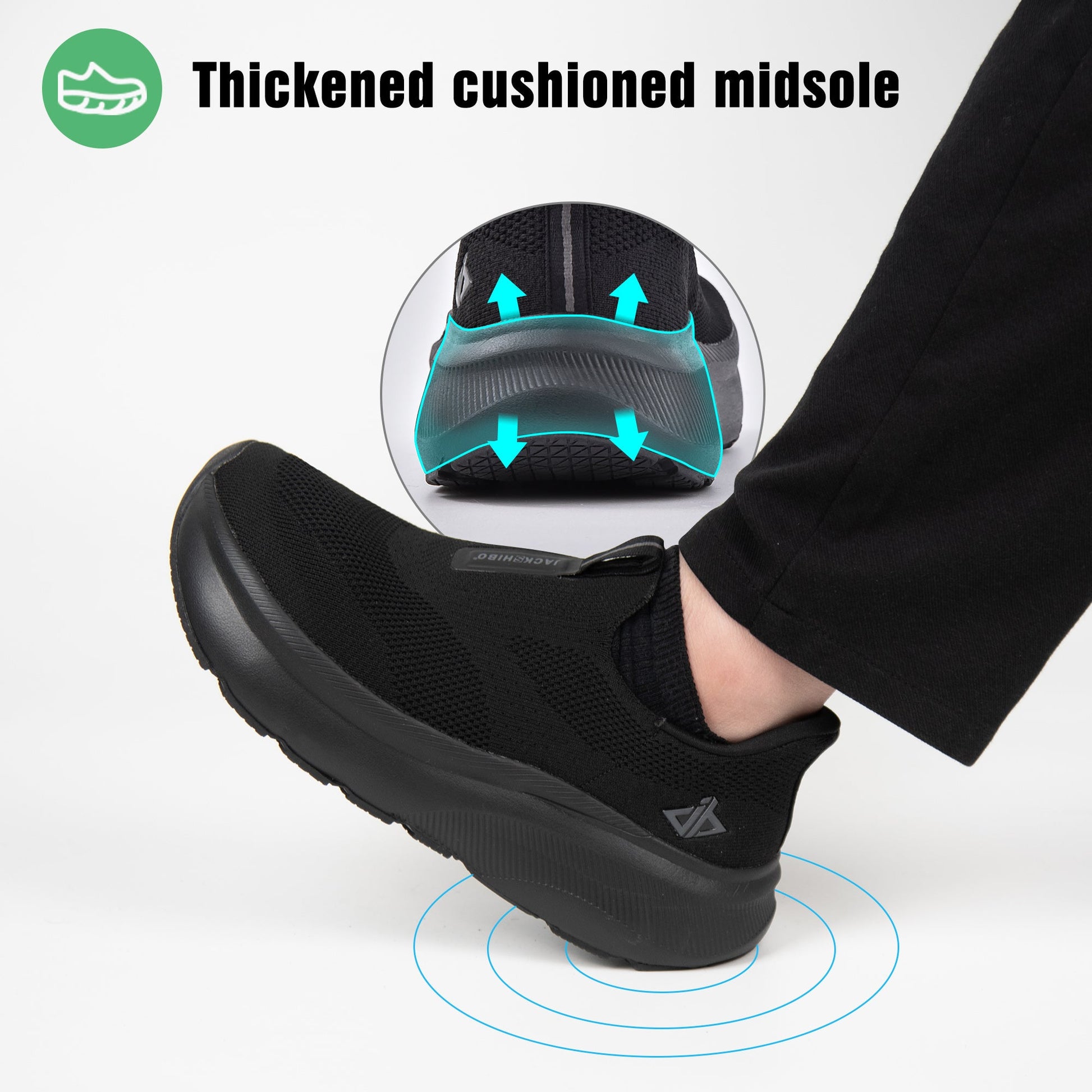 Men's Sneakers – Wide Toe Box Breathable Mesh for Everyday Wear detail view