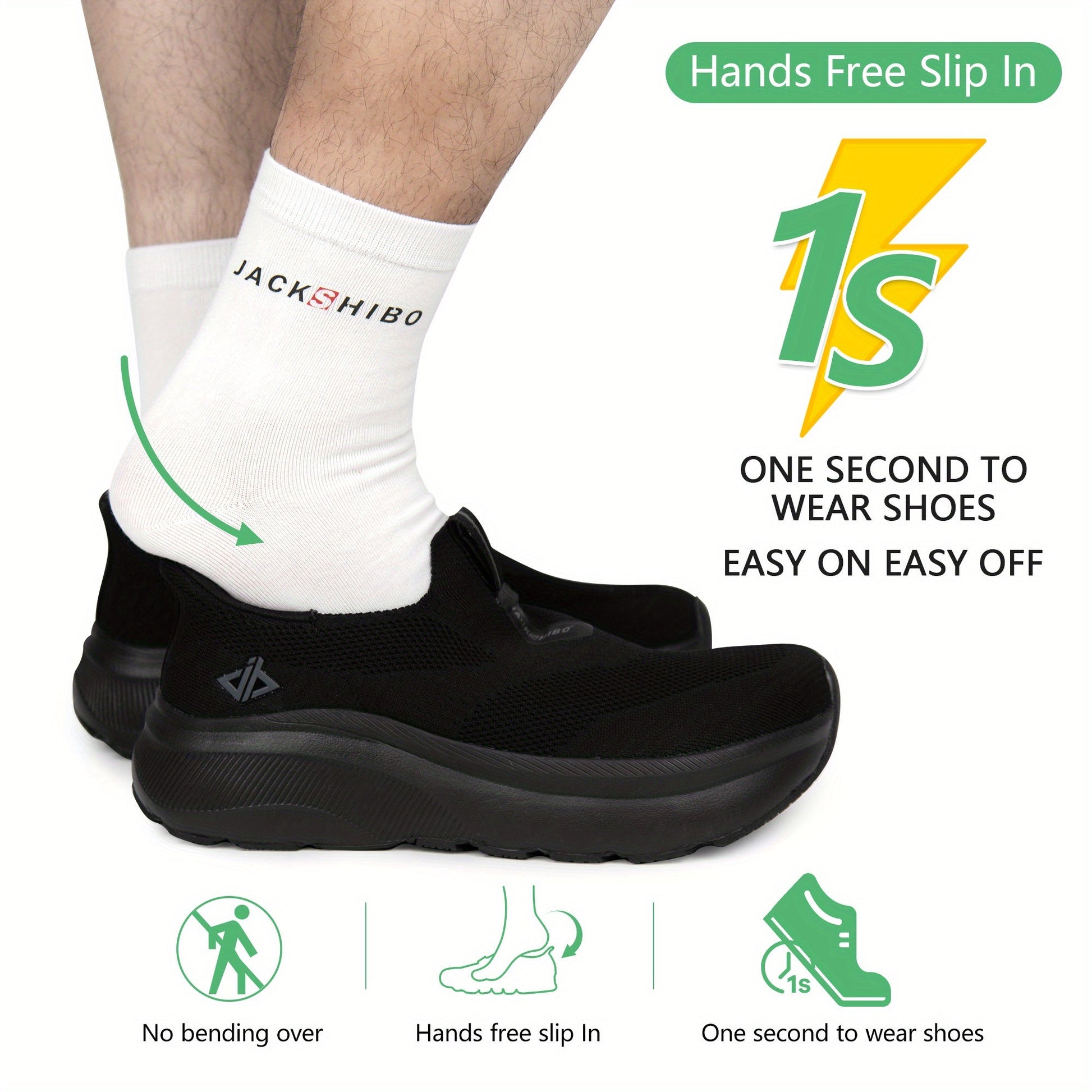 Men's Sneakers – Wide Toe Box Breathable Mesh for Everyday Wear detail view