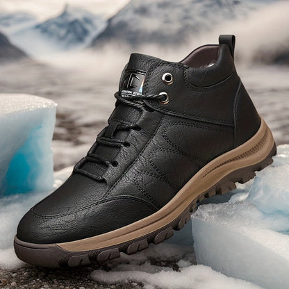 Men's Snow Boots - Non-Slip Sole – Black option – view 2