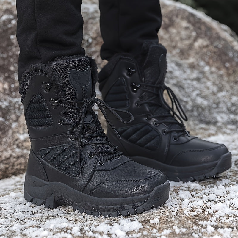 Men's Snow Boots - Non-Slip Sole Plush Lined for Beach & Water – view 7