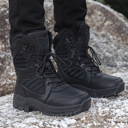 Men's Snow Boots - Non-Slip Sole Plush Lined for Beach & Water – view 7