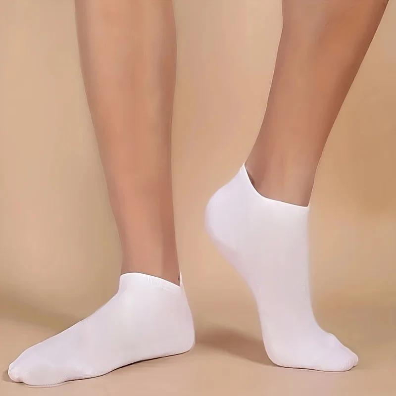 Men's Solid Color Ankle Socks - 40-Pair Pack – view 6
