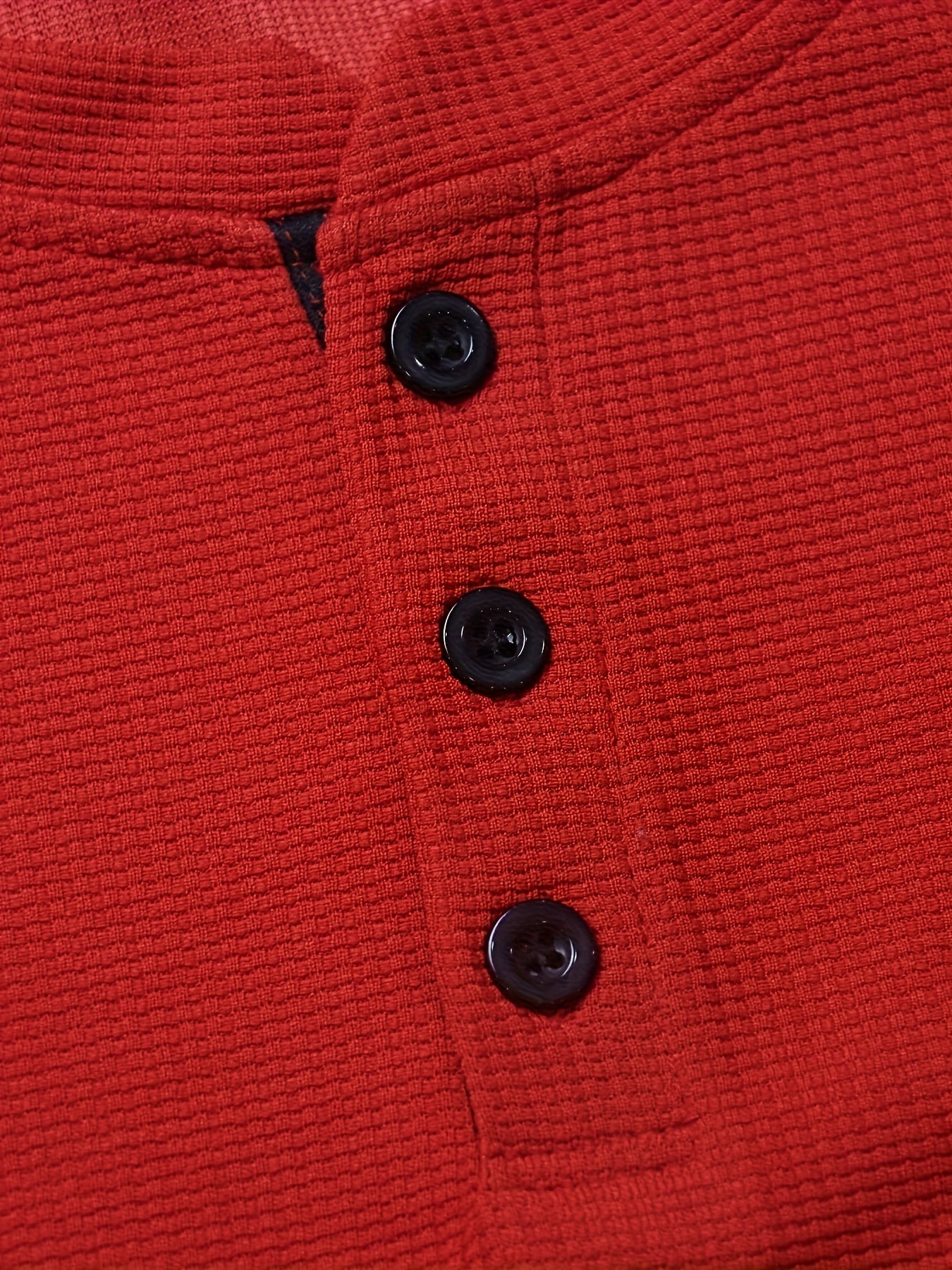 Men's Solid Color Casual Shirt - Crew Neck Long Sleeve – view 10