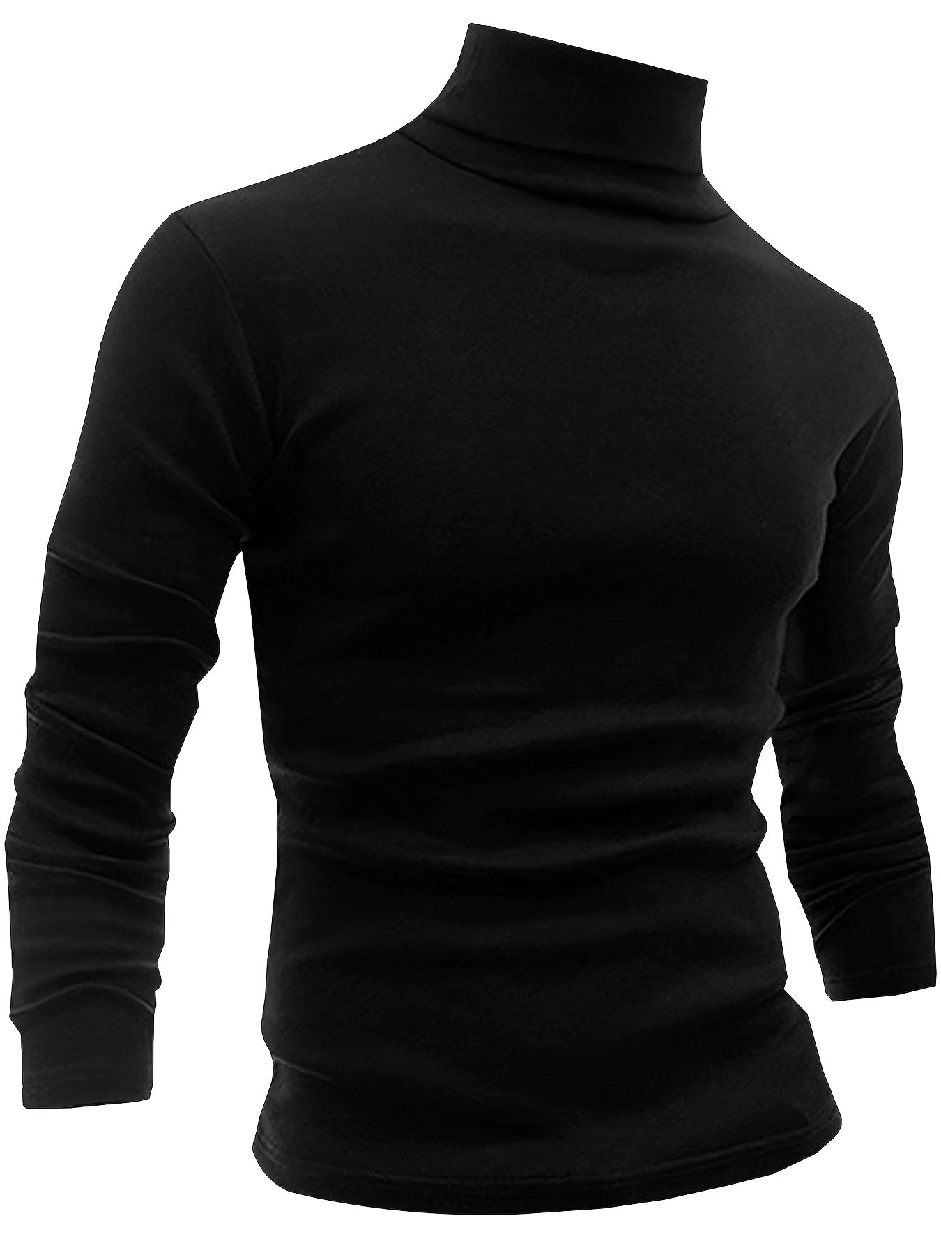 Men's Solid Color Performance Shirt - Long Sleeve – Grey / Black – view 10