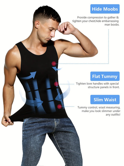 Men's Solid Color Performance Shirt - Sleeveless – 10-Variant Selection – view 5