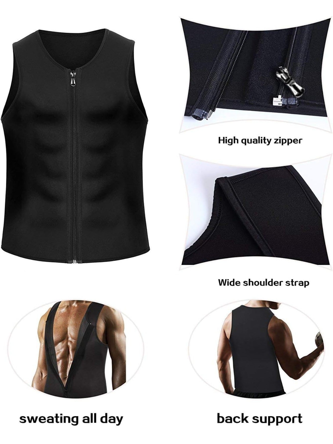 Men's Solid Color Performance Shirt - Sleeveless – Sizes S–XXXL – view 5