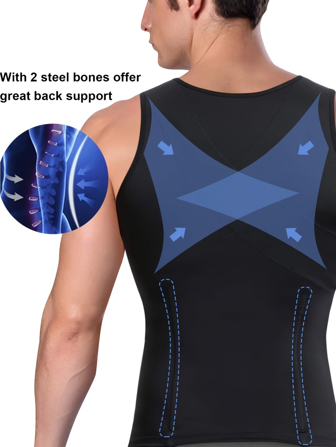 Men's Solid Color Performance Shirt - Sleeveless – Sizes S–XXXL – view 6