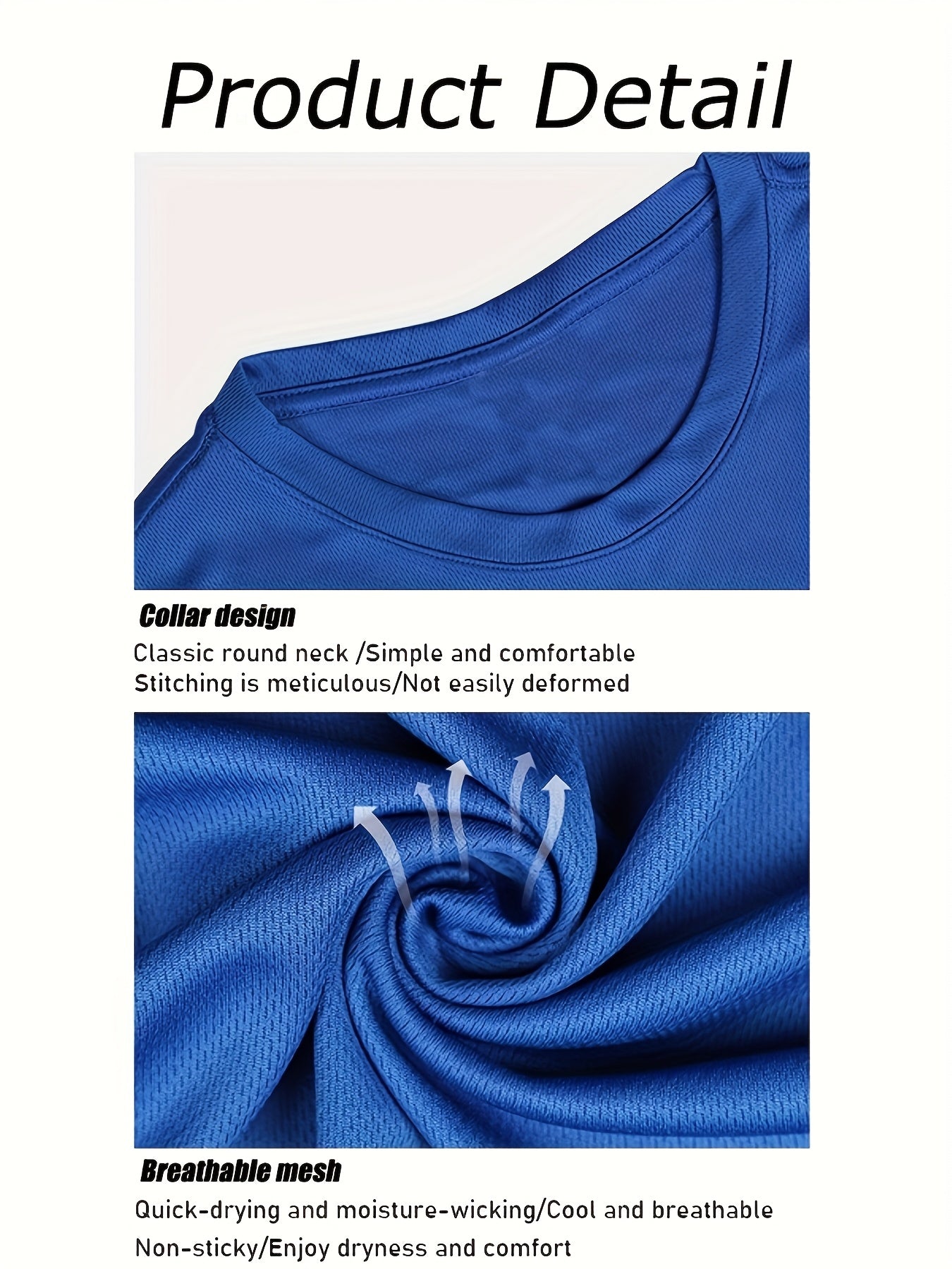 Men's Solid Color Shirt - Classic Neck Long Sleeve – Sizes S–XXXL detail view