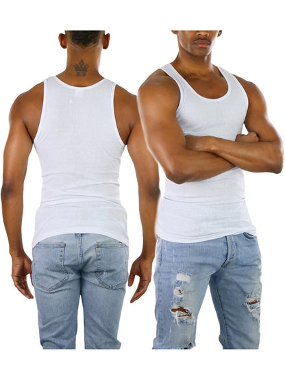 Men's Solid Color Shirt - Classic Neck Short Sleeve – 3 Pack – view 2