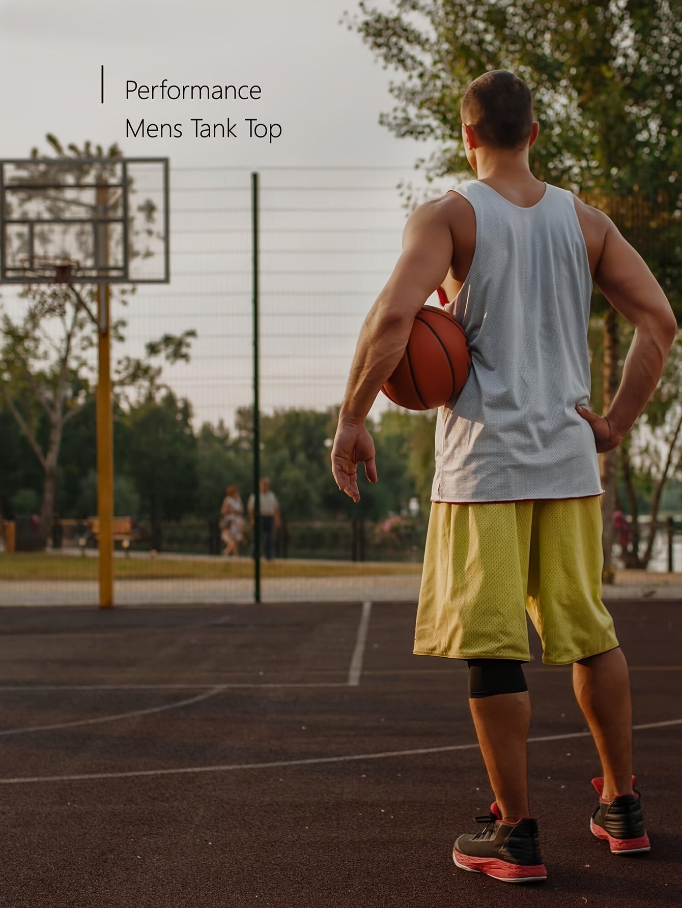 Men's Solid Color T-Shirt - Sleeveless – view 2