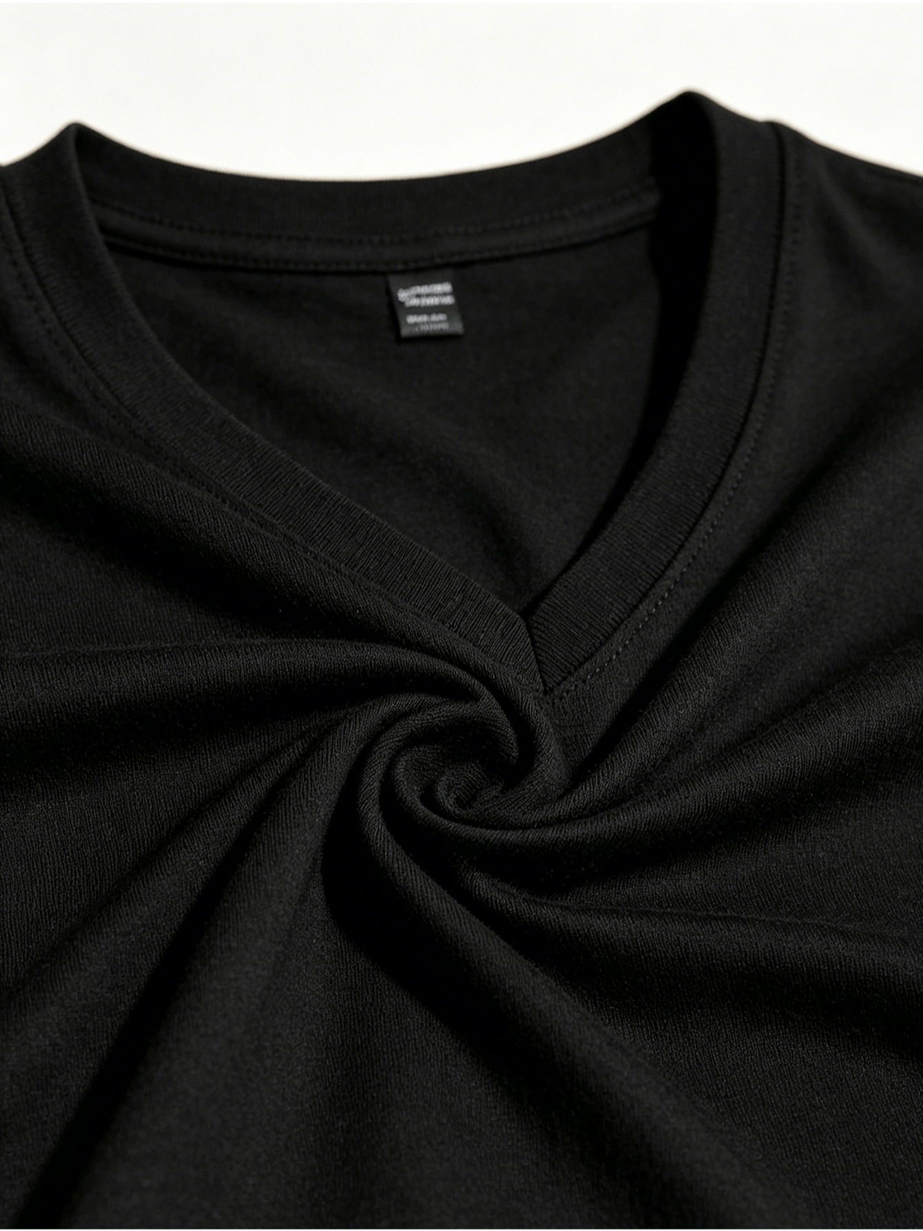 Men's Solid Color T-Shirt - V-Neck Short Sleeve – view 11