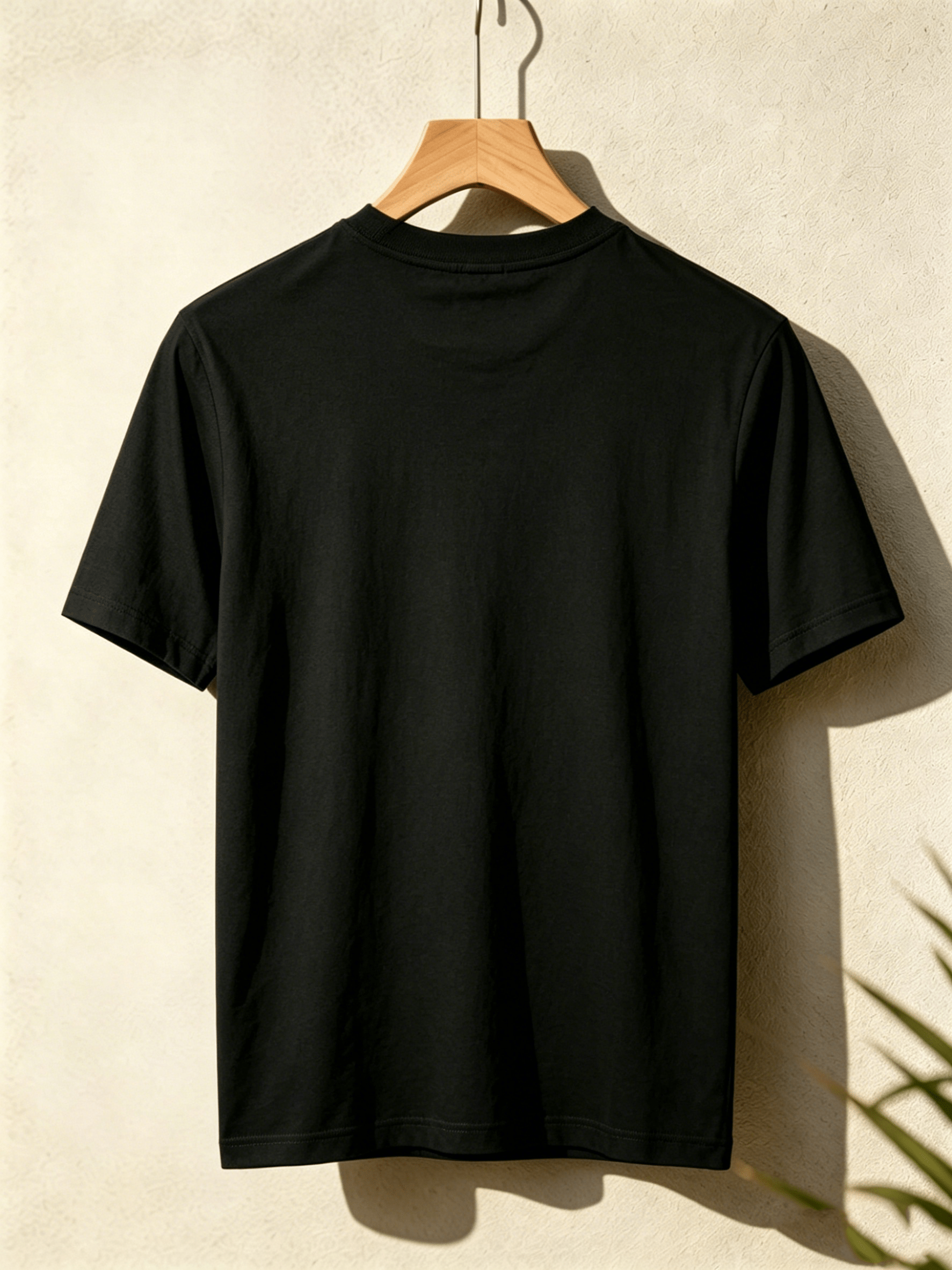 Men's Solid Color T-Shirt - V-Neck Short Sleeve – view 15
