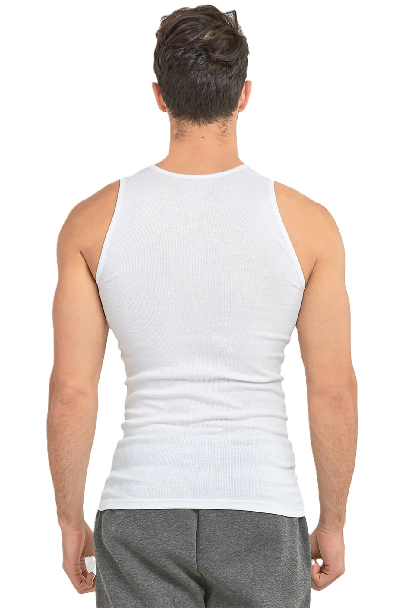 Men's Solid Color Tank Top - Classic Neck Sleeveless – Sizes S–XL – view 10