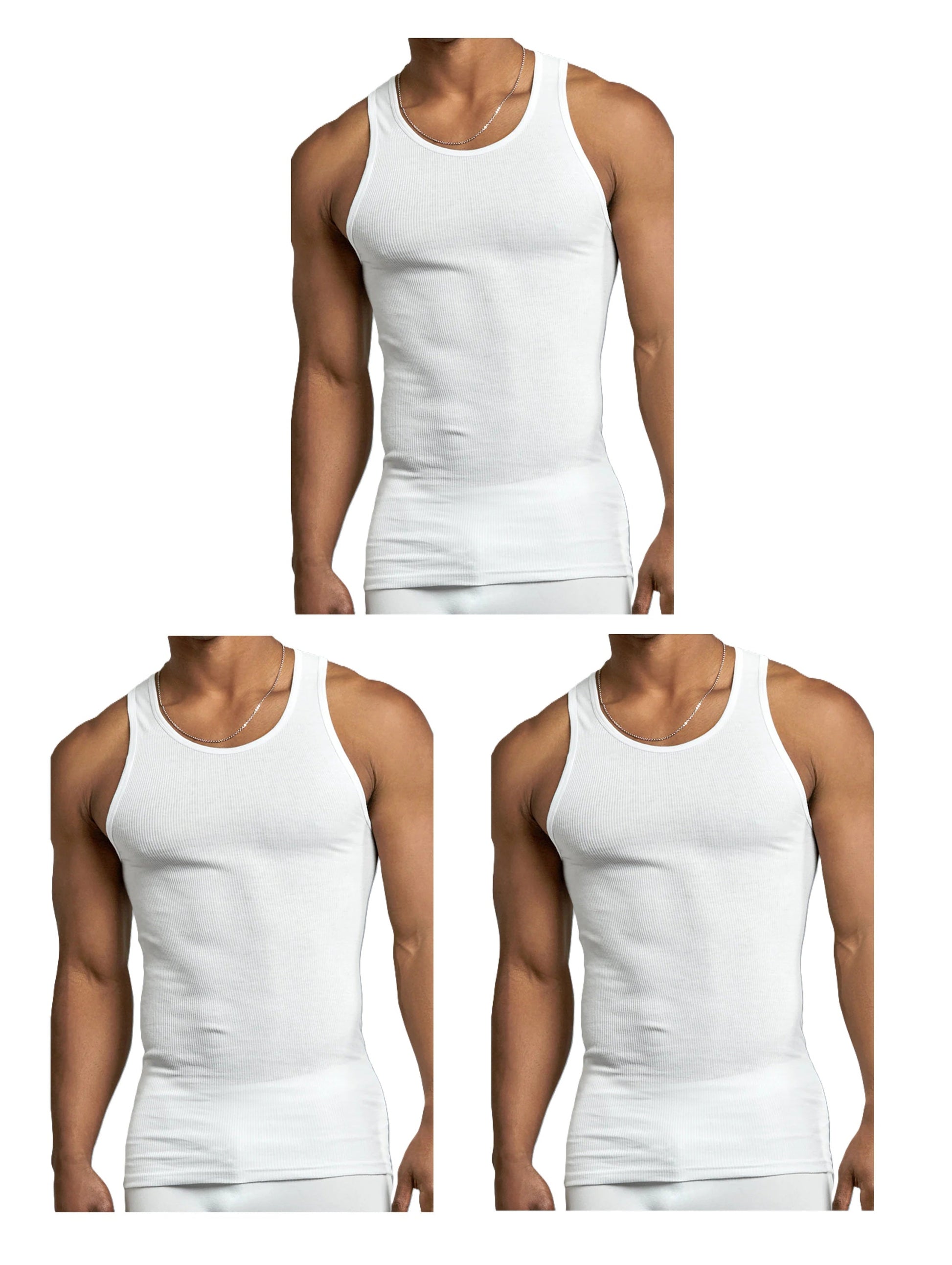 Men's Solid Color Tank Top - Classic Neck Sleeveless – Sizes S–XL – view 16