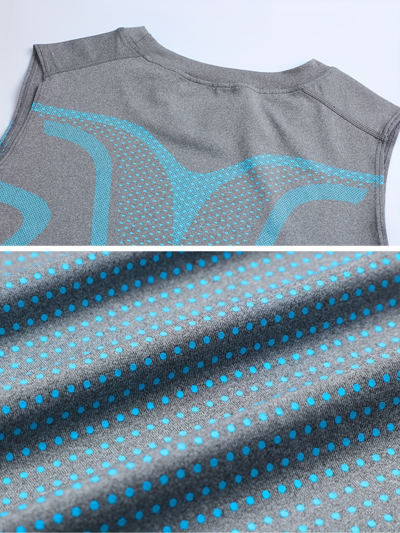 Men's Solid Color Tank Top - Sleeveless – Mixed colors – view 9