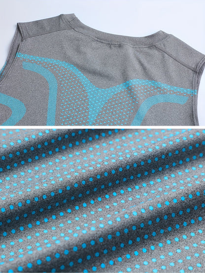 Men's Solid Color Tank Top - Sleeveless – Mixed colors – view 9